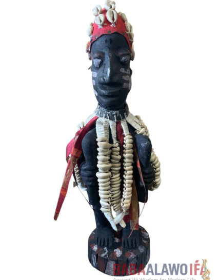 Eshu Alaje Sacred Figure - Elegua Statue Orisa for Ifá, Santería, Palo & Yoruba Tradition