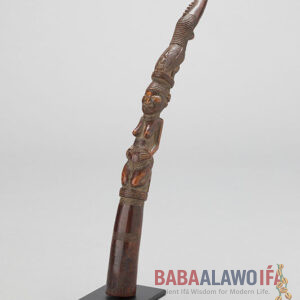 Handcrafted Iroke Ifa – Traditional Yoruba Ifa Divination Tapper (Wood/Carved Ritual Staff)