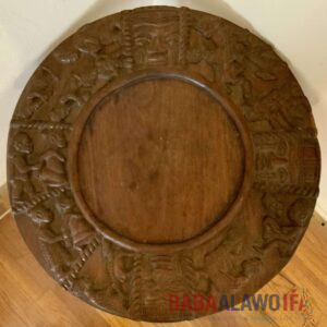 Opon Ifa – Traditional Yoruba Ifa Divination Tray | Handcrafted Sacred Divination Board